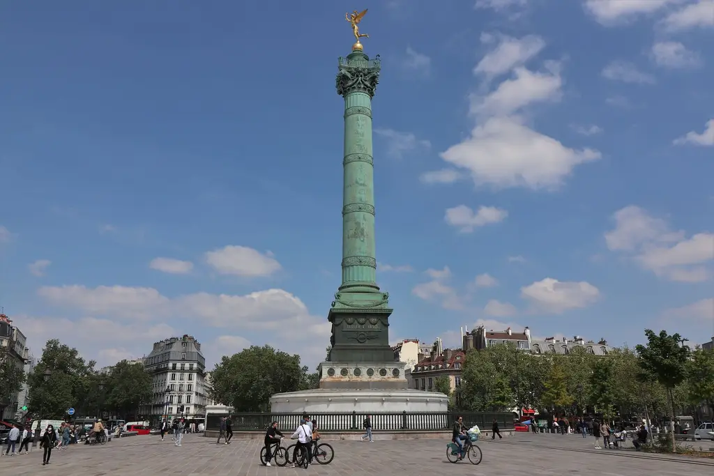 La colonne de Juillet, place de la Bastille
